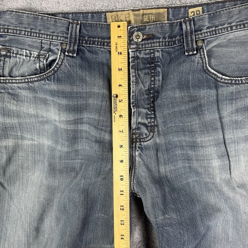 BKE Jeans Mens 38x34 Seth Bootcut Button‎ Fly Whisker Cowboy Baggy Y2K Grunge